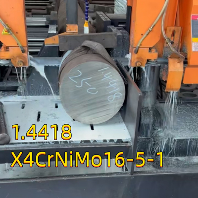 EN 1.4418 X4CrNiMo16-5-1 Paslanmaz çelik parlak yuvarlak çubuk S165M 1.4418 Vücut için pervane OD 80MM
