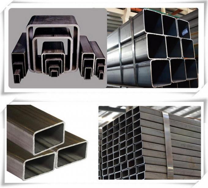 Galvanizli çelik / gi dikdörtgen boşluklu profil ağırlığı / karbon çelik boru fiyatı