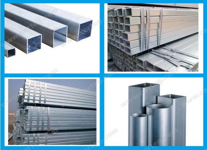 Galvanizli çelik / gi dikdörtgen boşluklu profil ağırlığı / karbon çelik boru fiyatı