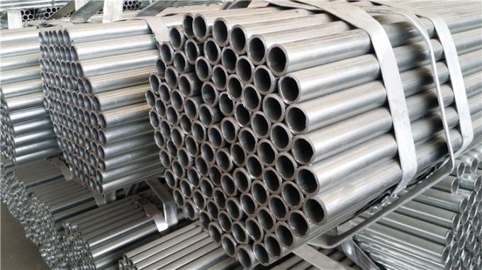 Yapı malzemesi ASTM A53 programı 40 galvanizli çelik boru, GI çelik borular Zn kaplama 60-400g / m2 yüksek kalite