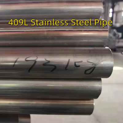 SUS 409l Paslanmaz Çelik Kaynaklı Boru Kimyasal Standart Boyut 60.5 * T1.2* 5800