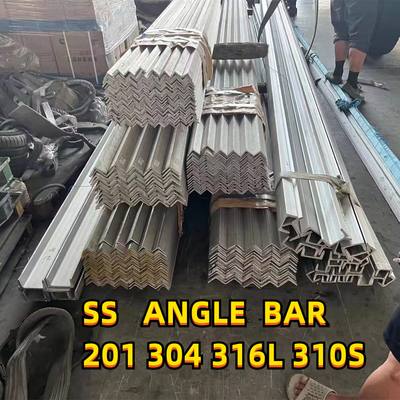 6m Uzunluk ASTM A276 201 304 316L Eşit Olmayan Eşit L Profiller Paslanmaz Çelik Açı Çubuğu