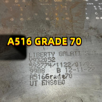 Kazan ve Basınçlı Kap Çelik Bölme Plakası ASTM A516 GR70 16mm