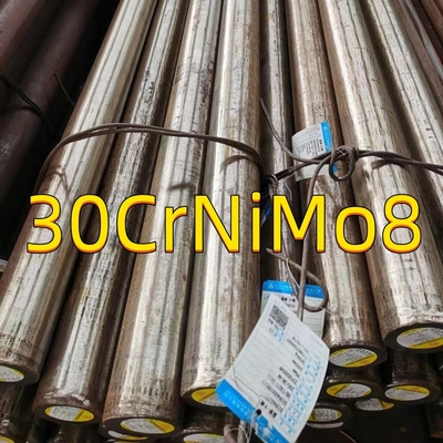 Din1.6580 30CrNiMo8 Alaşımlı çelik yuvarlak çubuklar, dövme çelik çubuğu OD 20-800MM