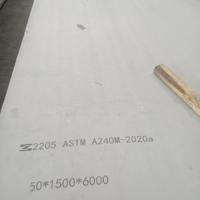 ASTM A240 S32205 S31803 2205 Çifte paslanmaz çelik plaka 20*2000*6000mm sıvı olarak yuvarlanmış