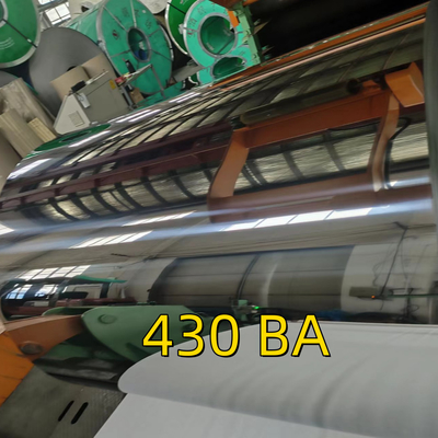 Aisi 430 Paslanmaz Çelik Metal Yaprak BA Yüzeyi SUS430 Mutfak Aletleri İçin Rezil Yaprak
