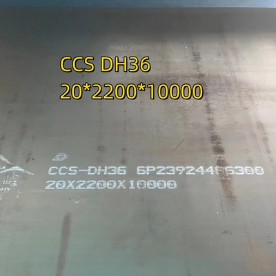 CCS DH36 ABS çelik 2200 2500mm Genişliği 8,10,12,14, 16 mm Kalınlığı DH36 Gemi Değiştirme için Çelik Plakası