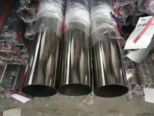 Dekorasyon için 201 ASTM A269 201 INOX Paslanmaz Çelik Dikişli Boru Ayna Kaplaması