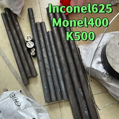 Monel K500 UNS N05500 Yuvarlak Çubuk Nikel Bakır Alaşımlı Çubuk 6mm - 250mm Parlak İşlenmiş