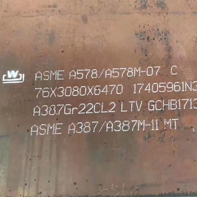 Gr22 Alaşımlı Kazan Çelik Levha THK16mm Plaka Kesme Krom Molibden