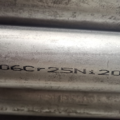 SCH40S Paslanmaz Çelik Dikişsiz Boru Boru Asitleme Sınıfı 310S Uzunluk 5.5m