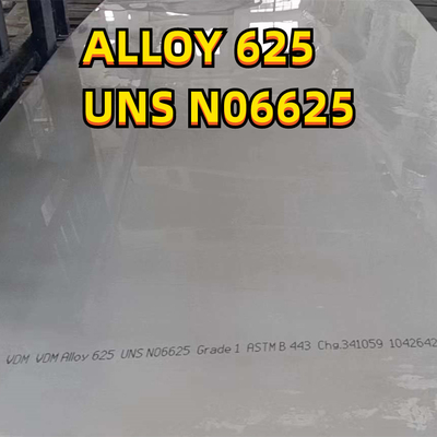 Isıya Dayanıklı Nikel Alaşımlı Çelik Levha UNS N06625 Inconel 625 3.0*1219*3048mm