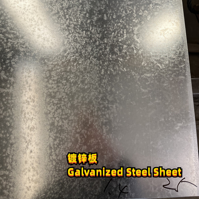 DX51D + Z275 EN 10346/10143 Düzenli Spangle Chromate Skin Pass Galvanizli Çelik Yaprak Bobini 1.5*1250MM