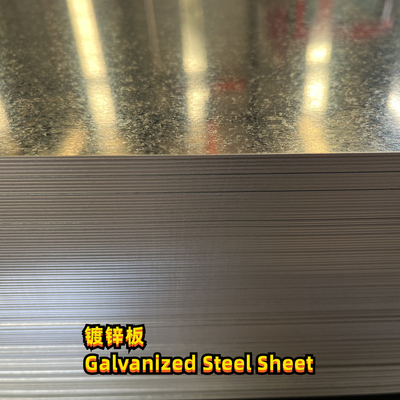 Malzeme DX51D-Z275 ASTM A653 G90 Galvanizli Çelik Yaprak 3.0x1250*2500MM Sıfır Spangle
