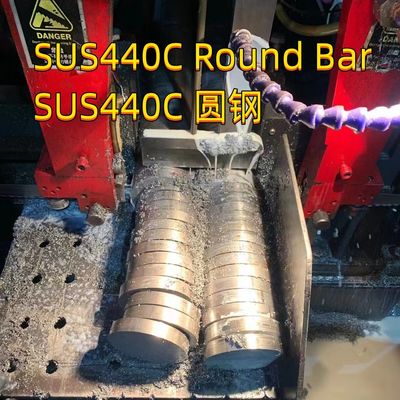 Alaşım 25 mm UNS S44000 SUS 440C DIN1.4125 Paslanmaz Çelik yuvarlak çubuk