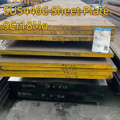 Yüksek Karbon Martensitik 9Cr18Mo SUS440C Paslanmaz Çelik Yaprak