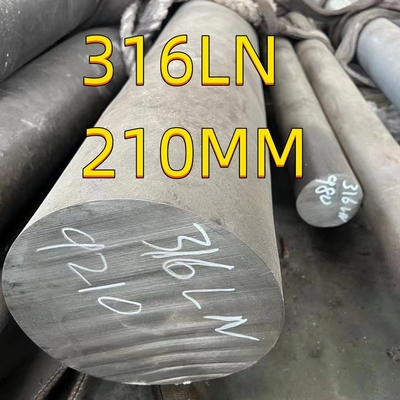 Ø120 X 3000 in 316LN ESR 1.4429 Paslanmaz Çelik Yuvarlak Çubuk SS316LN Yuvarlak Çubuk Siyah Yüzey