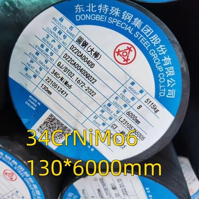 34CrNiMo6 Öldürülmüş Alaşımlı Çelik Yuvarlak Çubuk Çubuk Normalleştirilmiş Annealed DIN 1.6582 OD 25mm