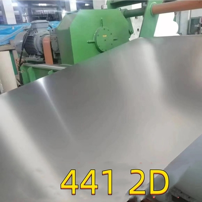 Aisi 441 1.4509 0,8 mm Paslanmaz çelik levhası 2D Yüzey 1220*2440mm Otomotiv endüstrisi için