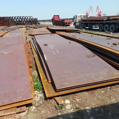 AH36 Çelik Plaka10mm Kalınlığı 2.4m*1.2m Patlatılacak ve kaynaklanabilir Primer ile hazırlanacak malzeme
