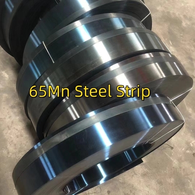 EN10132-4 C67S GB/T1222 65Mn 1.0*16mm Çelik Şerit Çekim Gücü LC Yüksek Karbon Çelik Şerit Beyaz Bitirme