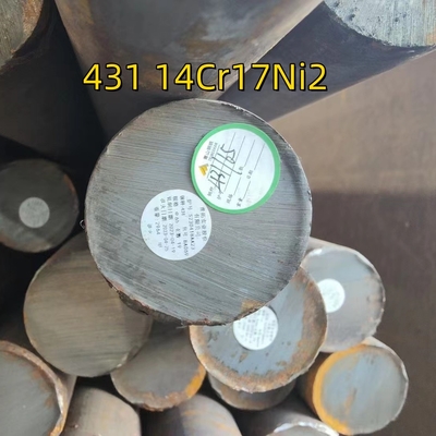 Paslanmaz çelikten cam kalıp 14Cr17Ni2 AISI 431 Yuvarlak çubuklar 150mm 170mm DIN1.4057 Çubuk