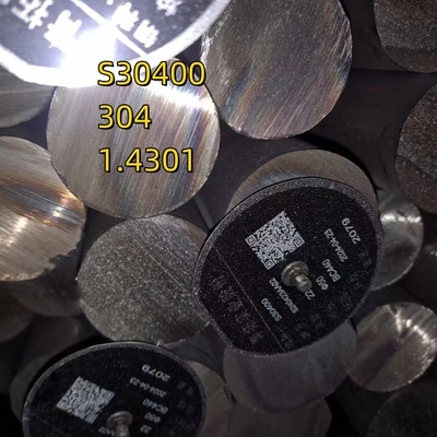 Paslanmaz çelik AISI304 1.4301 Yuvarlak çubuklar Malzeme Diametresi=165 (veya 170mm) ve uzunluğu=3000mm