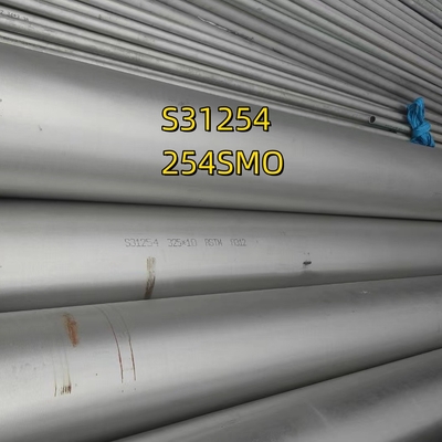 UNS S31254 (254SMO) Dikişsiz Tüp OD: 38.1 mm Tüp kalınlığı: 3 mm Uzunluk 6M