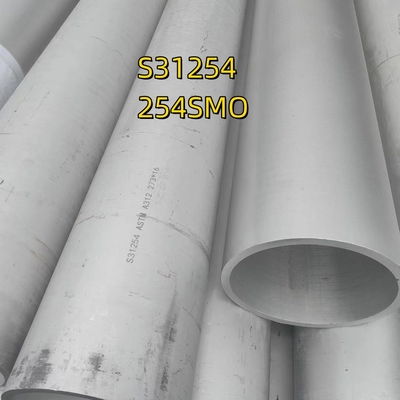 S31254 Paslanmaz Çelik Dikişsiz Tüpler ASTM A789 F44 / Alaşım 254 SMO Dikişsiz Tüp