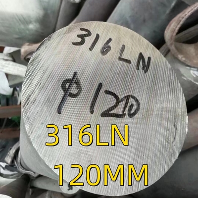 Ø120 X 3000 in 316LN ESR 1.4429 Paslanmaz Çelik Yuvarlak Çubuk SS316LN Yuvarlak Çubuk Siyah Yüzey