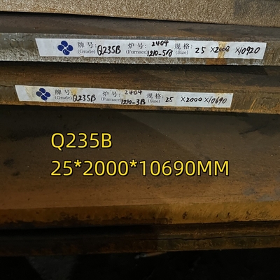 ASTM A36 Karbon Çelik Plakası Q235B S235JR 20*2000*12000mm Basınçlı Kaplar için Plakası