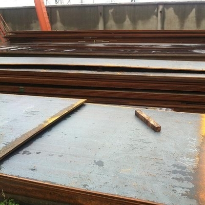 Karbon çelik plaka kalınlığı 3-60mm Sıcak olarak yuvarlanmış Q235 S235JR SS400 Yapı için