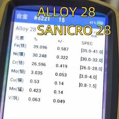 Incoloy 28 Alaşımlı Çelik Boru UNS N08028/W. Nr. 1.4563 Yüksek alaşımlı austenitik paslanmaz çelik boruları