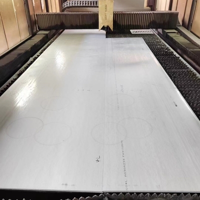 Çifte çelik levha 2507 DIN1.4410 S32750 Sertifika EN10204/3.1 ile RAW malzeme 2400mm x 600mm x 12mm