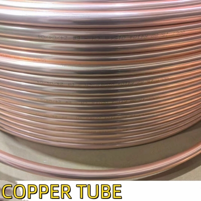 Bakır borusu Saf %99,9 JIS H3300 OD 1 1/4 ′′ x kalınlığı 2 mm x L 3500 mm Kırmızı Bakır borusu 9.5*1.5