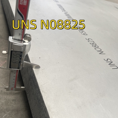 Tabak Boyutu: 4 ′′x 8 ′′x 10 mm kalınlıkta Malzeme Sınıfı Inconel 825 Alaşımlı Çelik Tabaka