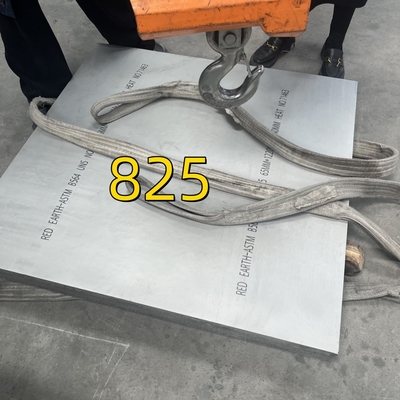 Tabak Boyutu: 4 ′′x 8 ′′x 10 mm kalınlıkta Malzeme Sınıfı Inconel 825 Alaşımlı Çelik Tabaka