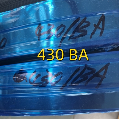 SS Paslanmaz Bobin Şerit 430 Ba ve PVC Kaplama ile Yüksek Dept Presleme SUS430 Şerit