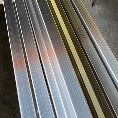 Paslanmaz Çelik Dörtgen Boru Sınıf 304 Saç çizgisi 75*20*1.2*6000mm 1.4301 Saldırılmış Kare Boru