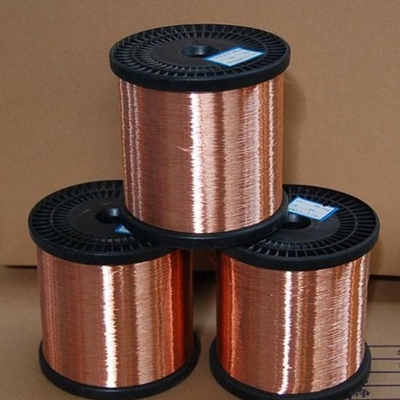 Kırmızı Bakır Tel Çıplak Bakır Tel Çubukları C1100 Yuvarlak Form Tek Tel Sert Form 0.3-3mm