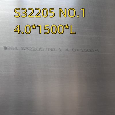 1/4'6,35mm 6mm 2205 Dupleks Paslanmaz Çelik Plakası IN 4'X10' S31803 S32205