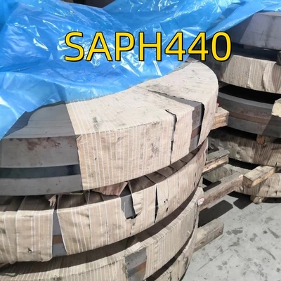 Yüksek Güçlü 1.6х1250 JIS G 3141 SAPH440-P Sıcak Dolaşmış Turşulama Çelik Bobin Kesme Şerit