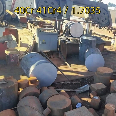 DIN WNr 41Cr4 / 1.7035 40Cr Diametr 250-500mm Kalıp Çelik Yuvarlak Çubuk SCR440 Alaşım Çubuk