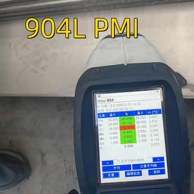 6.0mm 8.0mm 12.0mm UNS N08904 904L Paslanmaz çelik levha 904L levha TISCO SS904L levha