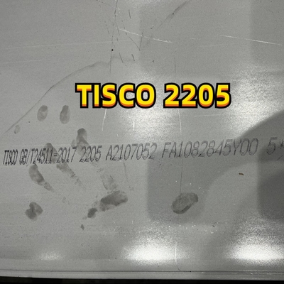 Paslanmaz Çelik Levha 2205 Dubleks Çelik Levha ASME SA240 S32205, S31803 Dubleks Çelik 2205 Plaka