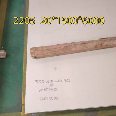 2205 2507 Paslanmaz çelik metal plaka / Dupleks S31803 S32205 S31803 Paslanmaz çelik plaka