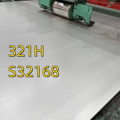 32168 321H Paslanmaz çelik plaka sıcak vallası ASME SA240 12*1500*6000MM