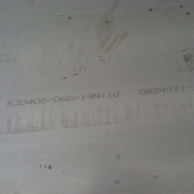 ASTM A240 TP304 S30408 1.4301 Paslanmaz çelik levhaları NO.1 Yüzey 1500x3000mm Boyut