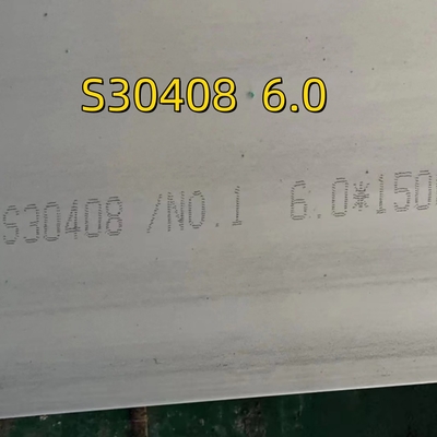 ASTM A240 TP304 S30408 1.4301 Paslanmaz çelik levhaları NO.1 Yüzey 1500x3000mm Boyut