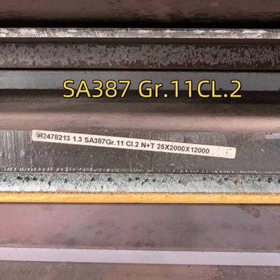SA387 Gr.11CL.2 Boiler çelik levhası 25*2000*12000MM Chrome Moly Alloy çelik levhası